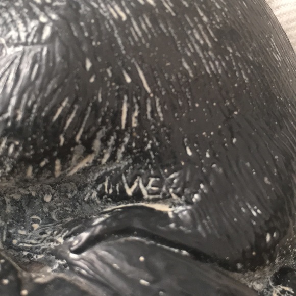 Al Wolf Original Soapstone Beaver Sculpture Figurine - 1970’s - Picture 6 of 15